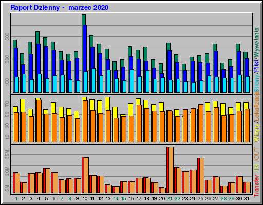 Raport Dzienny -  marzec 2020