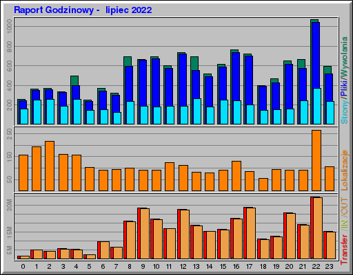 Raport Godzinowy -  lipiec 2022